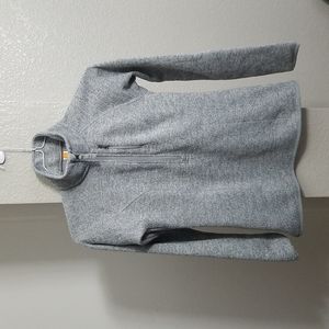 Lucy Grey Space Dyed Half Zip Size Small